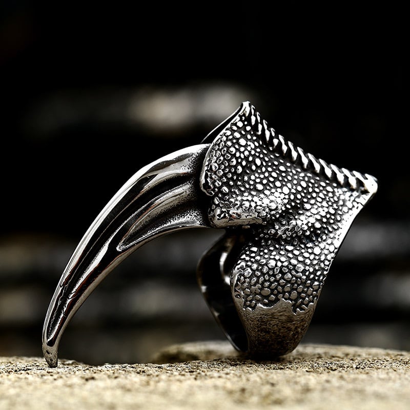 Men's Stainless Steel Claw Ring