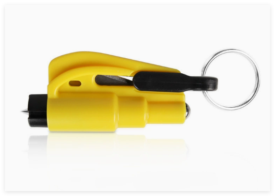 Mini Car Window Breaker Keychain | Accessory