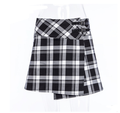 Summer Women's Plaid Crop Top and Pants Set