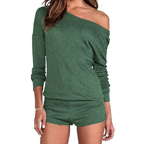 2020 Women's Sexy Off-Shoulder Jumpsuit with Shorts