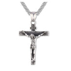 Jesus Crucifix Cross Pendant Necklace | Christian Jewelry