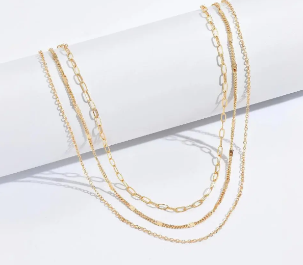 Layered Cross Necklace