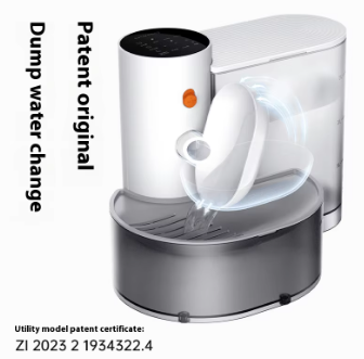 Automatic Pet Water Dispenser 3L, Rechargeable Fresh-Water Fountain for Cats and Dogs, Spill-Proof Hands-Free Hydration Station