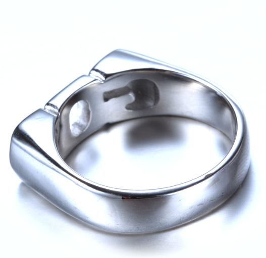 Stainless Steel GOD Letter Ring | Christian Jewelry