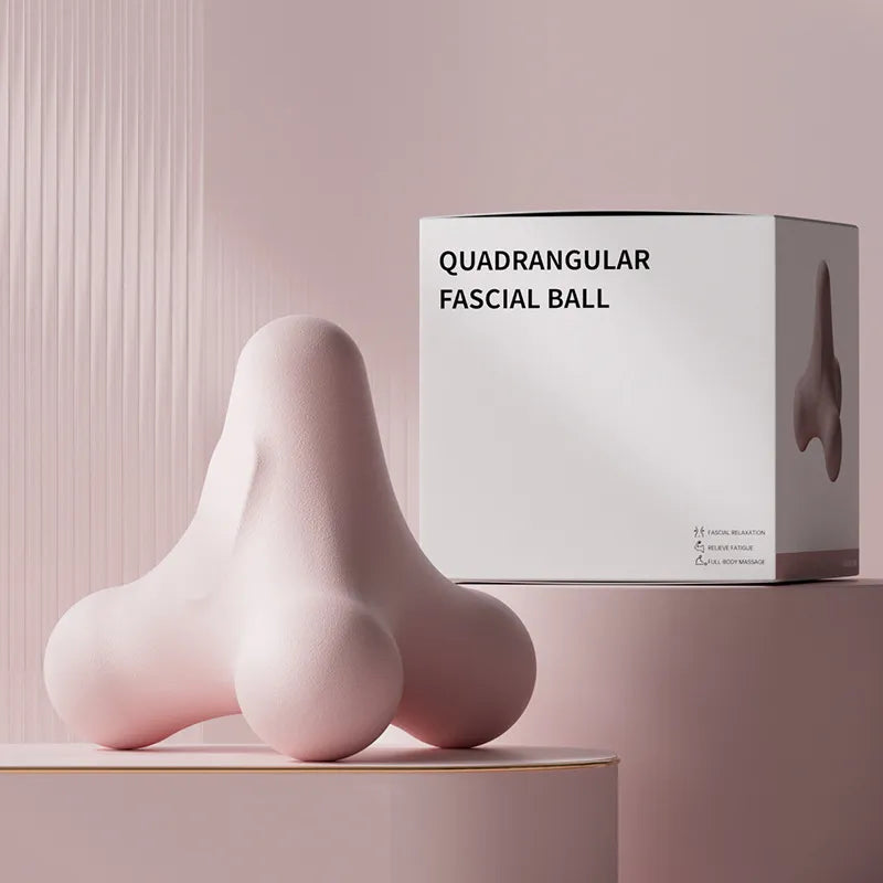 Quadrangular Fascia Massage Ball for Deep Tissue Muscle Relief