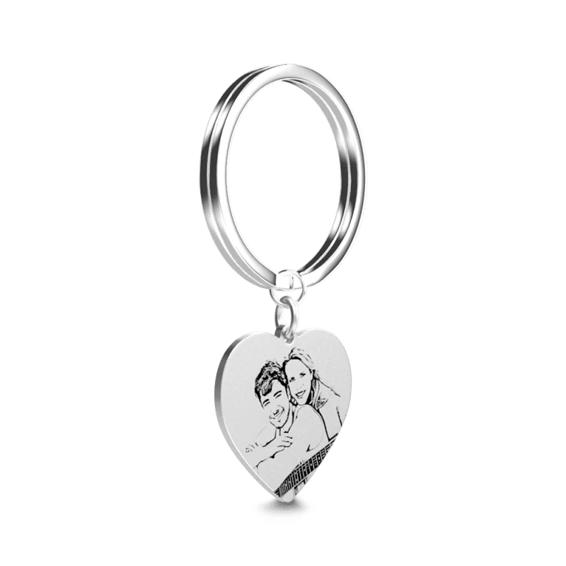 Custom Metal Photo Keychain | Accessory