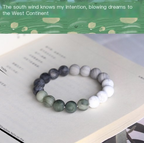 White Turquoise Stone Beaded Bracelet