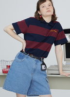Vintage Loose High-Waist Denim Shorts for Women