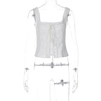 Square Neck Button Camisole