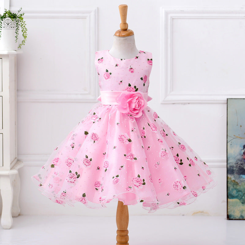 White Baptism Dress for Baby Girls 2-10 Years