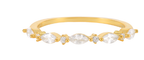 Marquise Zircon Band Ring