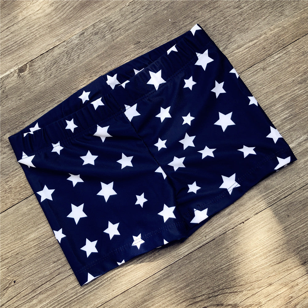 Kids' Star Print Swim Trunks