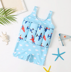 Kids One-Piece Buoyancy Float Swimsuit