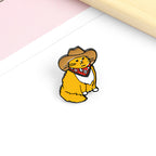 Cowboy Cat Enamel Pin Brooch