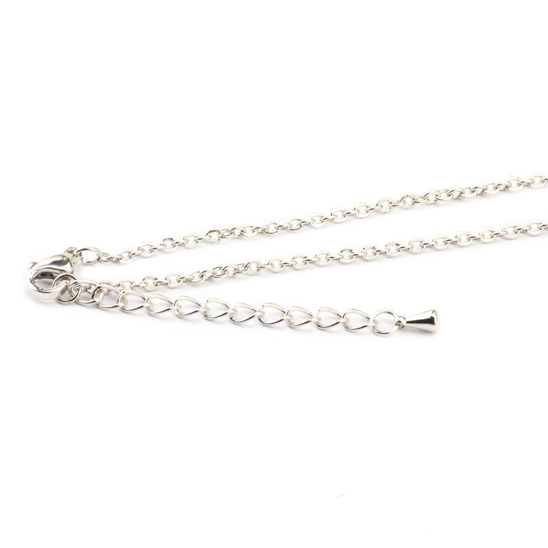 304 316 Stainless Steel Cross Welded Chain Necklace