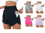 2023 Women's High-Waist Running Yoga Shorts