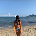 Women's Tropical Floral Triangle Bikini Set