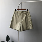 High Waist Slim Casual Commuter Shorts for Women