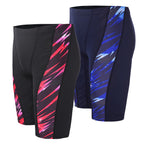 Pool Pro Mid Leg Athletic Swim Trunks (Five Point)