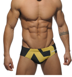 Men's Contrast Stripe Low-Waist Swim Briefs