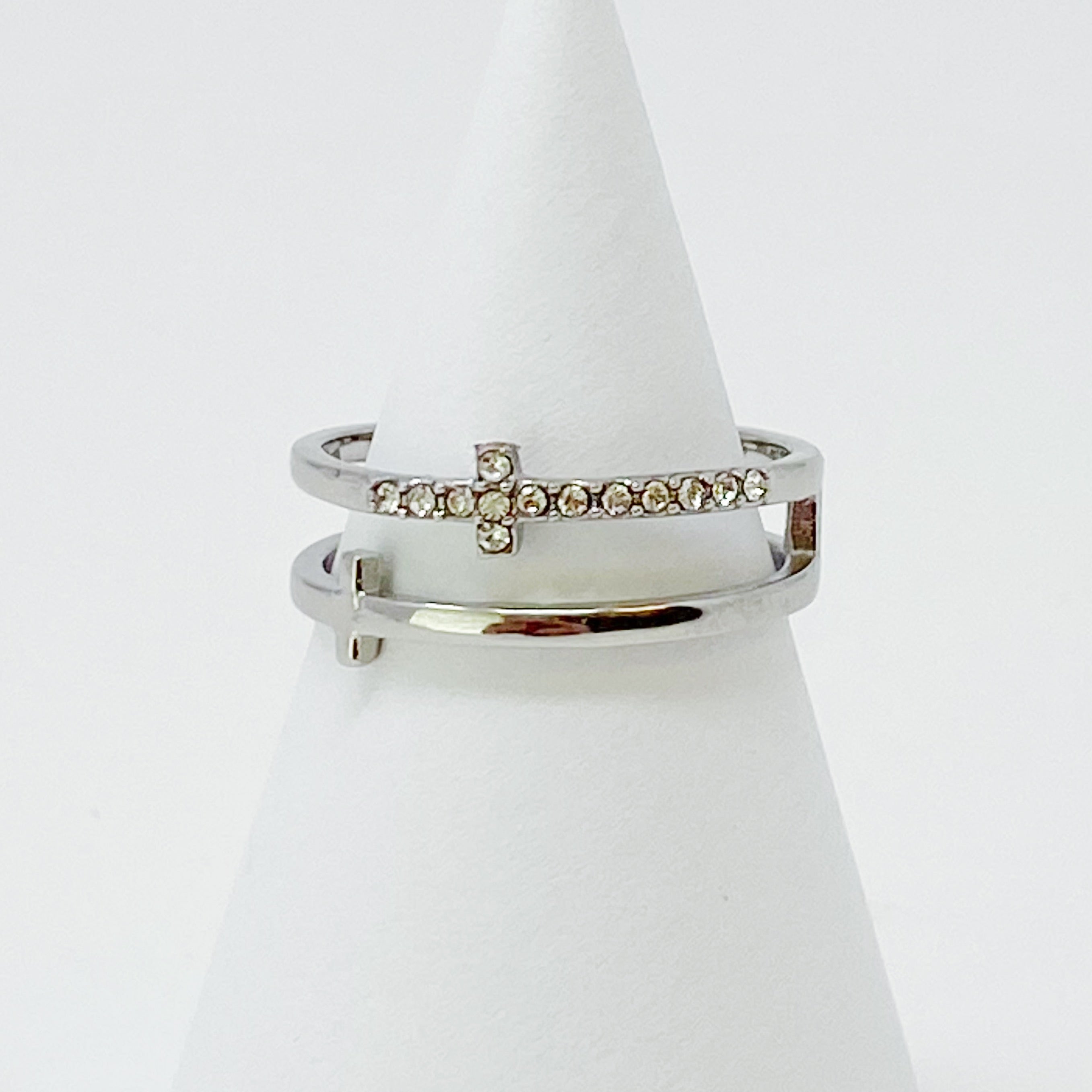 Double Cross Ring - Gold