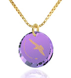 Inspirational Bird Crystal Charm Necklace