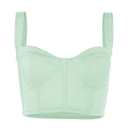 2020 Fall Women's Solid Color Crop Top Tank Top