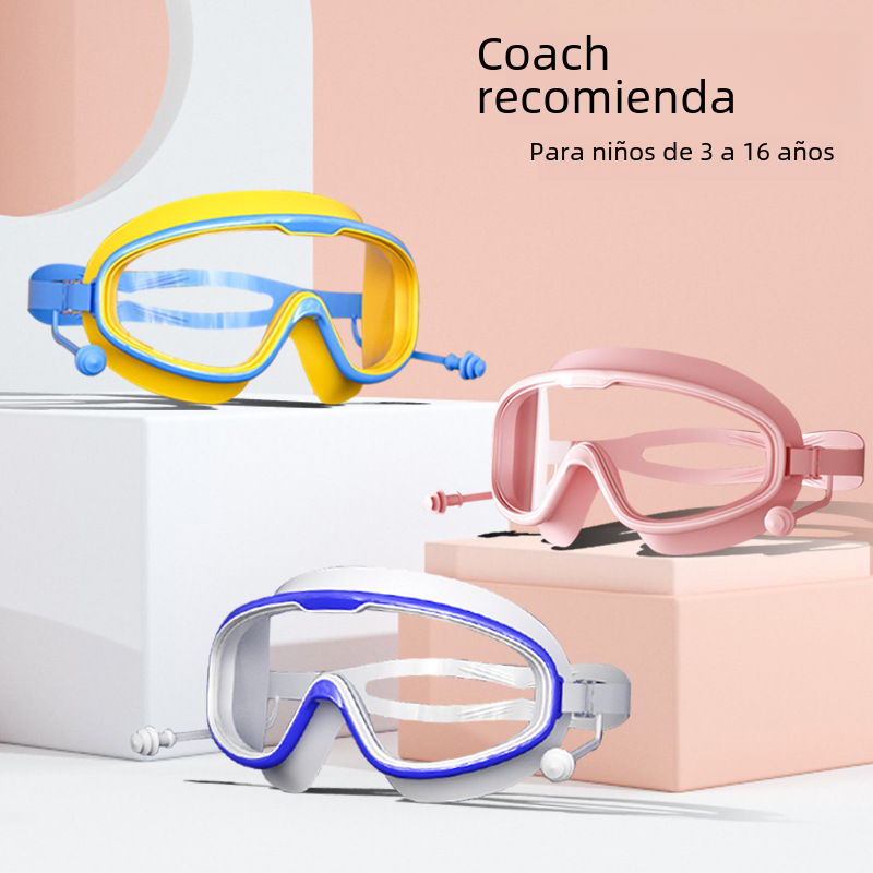Children's Anti-Fog HD Waterproof Swim Goggles