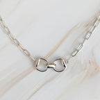 Equestrian Horsebit Chain Necklace