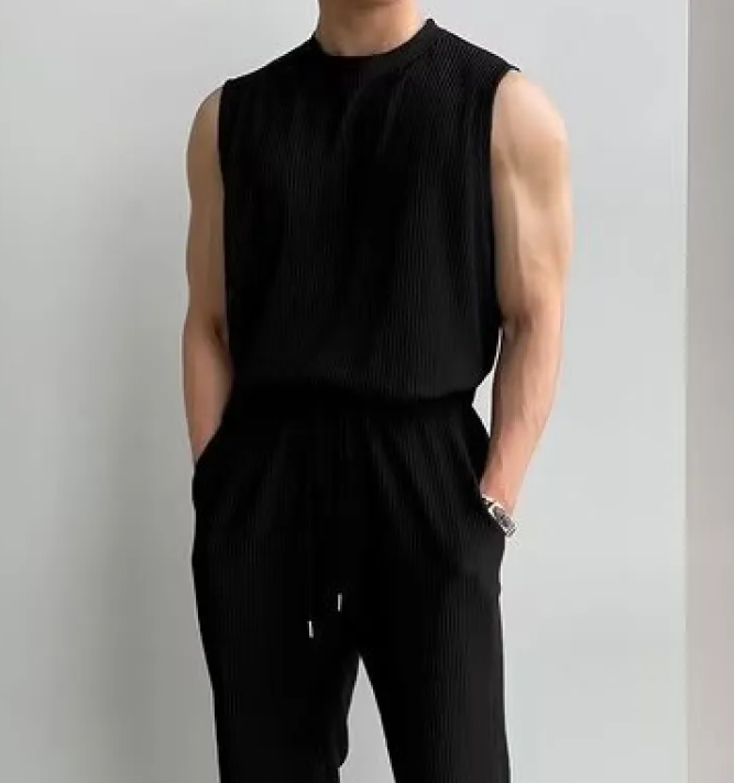 Men's Summer Tank Top and Shorts Set