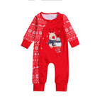 Christmas Reindeer Print Baby Romper