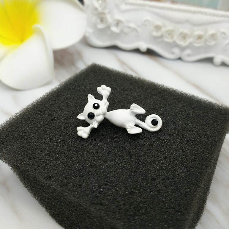 Cute Colorful Cat Ear Studs - Animal Earrings