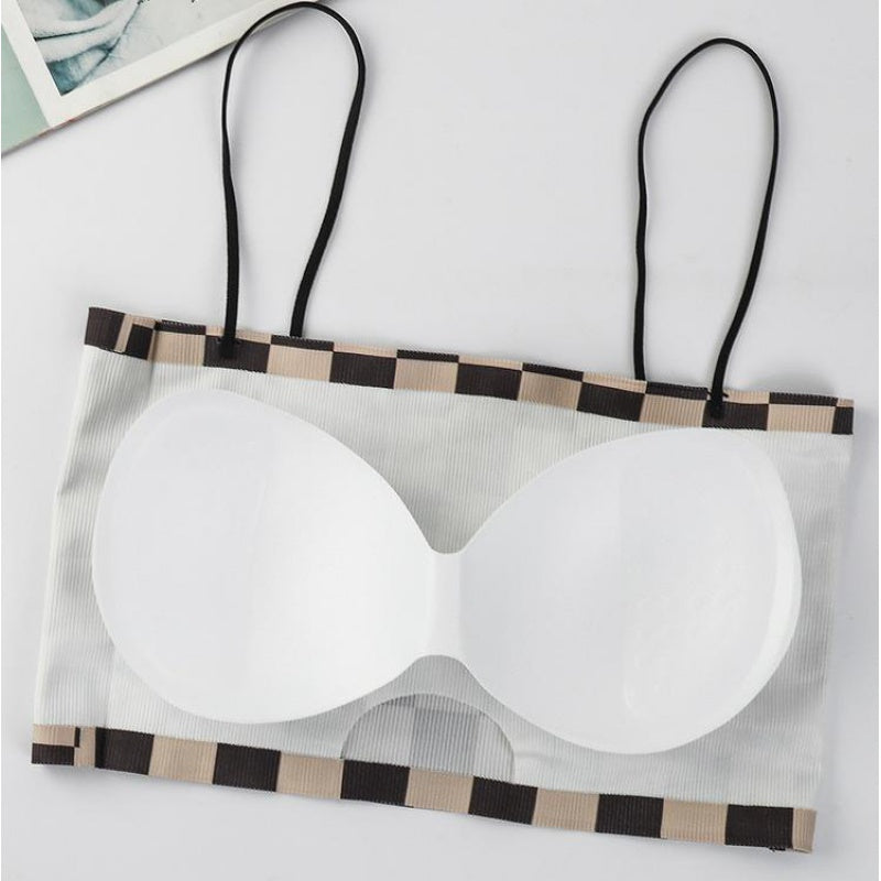Checkerboard Seamless Crop Camisole