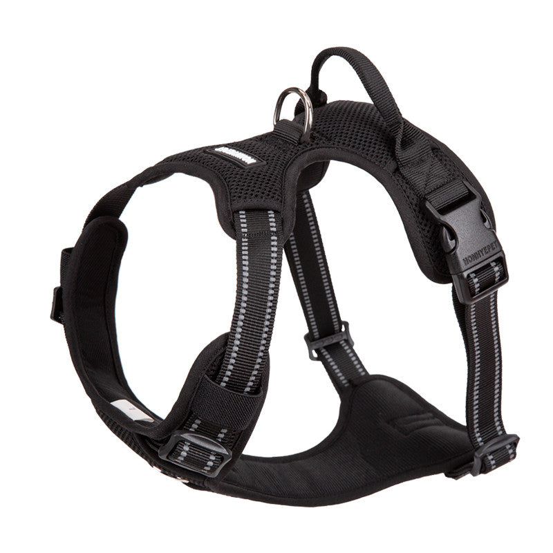 No-Pull Dog Harness with Handle and Reflective Straps - Adjustable Padded Mesh Vest Harness for Small Medium Large Dogs, No Choke Walking Harness
