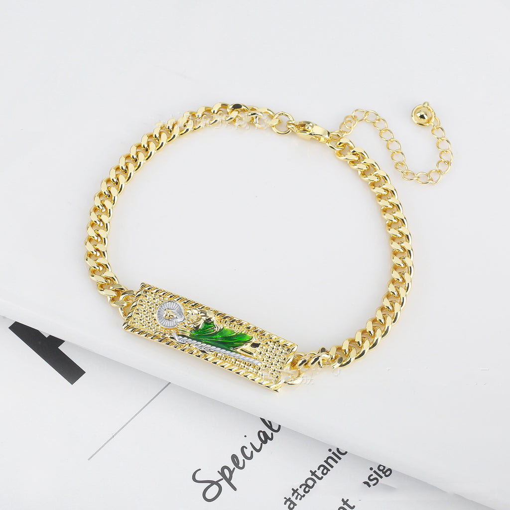 Saint Jude Chain Bracelet