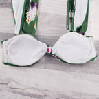 Women's Tropical Floral High-Waist Bikini Set