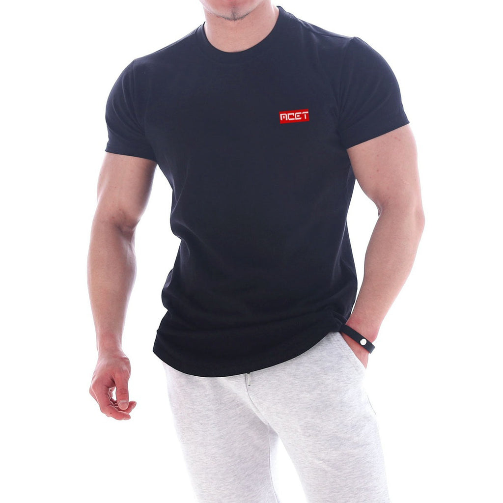 Men's Slim-Fit Crewneck Muscle T-Shirt | Streetwear