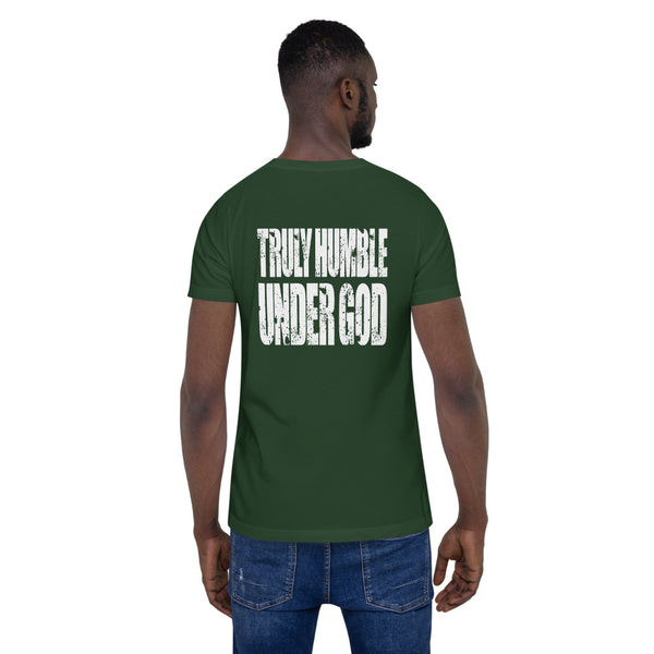 Truly Humble Under God christlicher T-Shirt-Akronym - Faith Streetwear Grafik-T-Shirt
