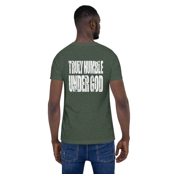 Truly Humble Under God christlicher T-Shirt-Akronym - Faith Streetwear Grafik-T-Shirt