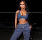 Halter Crop Top and Jogger Pants Set