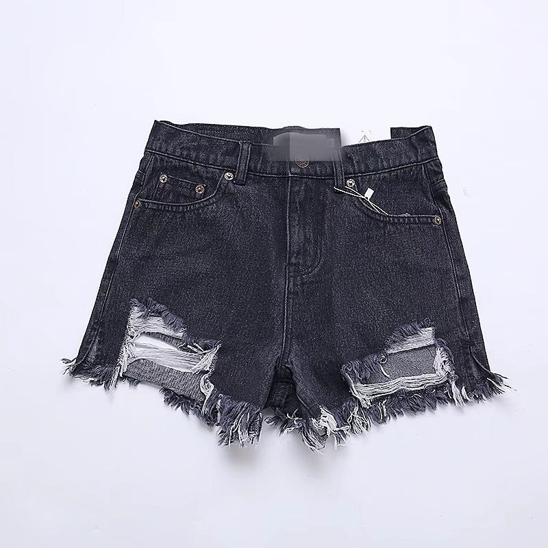 Ripped Denim Shorts for Women - Hot Pants Leggings