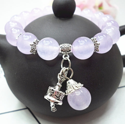 Handmade Cat's Eye Stone Beaded Bracelet