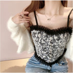 Floral Beaded Tube Top for Women - Versatile Wear