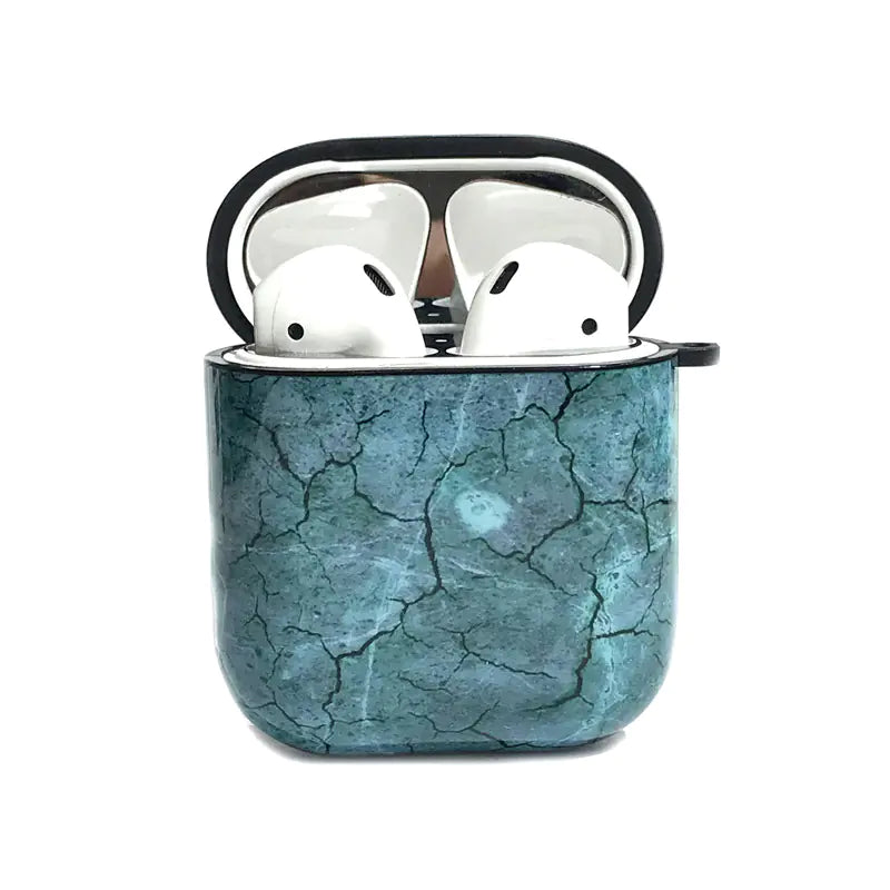 Minimalist Marble AirPods Silicone Case | Accessory