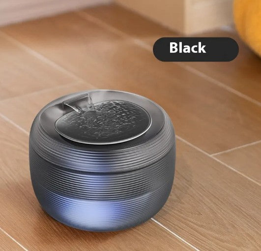 Automatic Pet Water Fountain 2L Ultra-Quiet Cat Dog Waterfall Drinking Dispenser with Carbon Filter and LED Low-Water Indicator