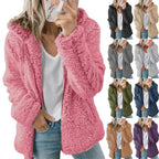 Elegant Thick Faux Fur Teddy Coat for Women