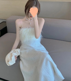 Off-Shoulder Slim Fit Tube Top Dress for Women