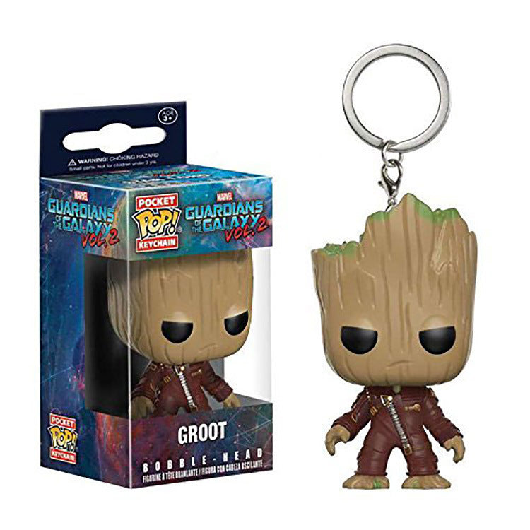 Avengers DC Heroes Keychains: Superman, Iron Man, Thanos | Accessory