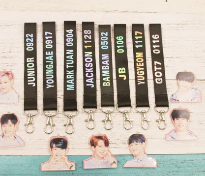 Custom MONSTA X Name Tag Keychain and Phone Case | Accessory