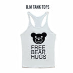 Men's Cartoon Bear Sleeveless Athletic Tank Top